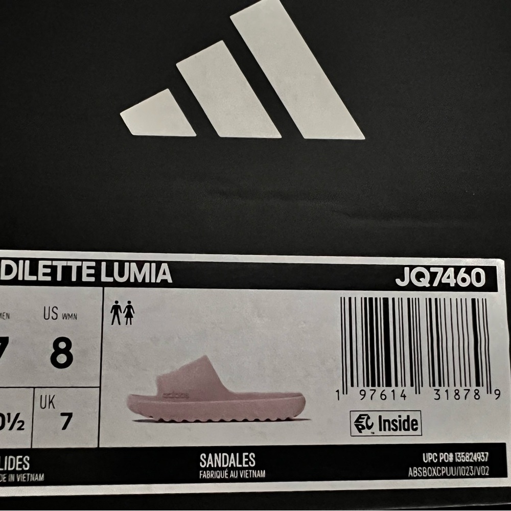 Adidas Adilette Lumia Slides - Soft Pink